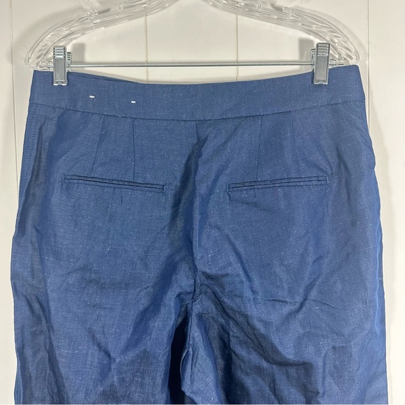 Ann Taylor the Kate wide leg crop pants in chambray size 8 - Picture 6 of 12